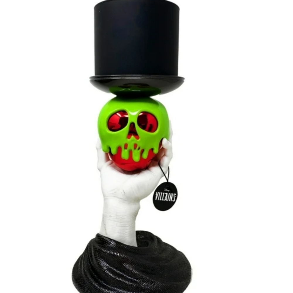 Bath & Body Works Skull Candle Holder - Black, Green, Red